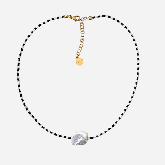 Siargao Necklace B&W