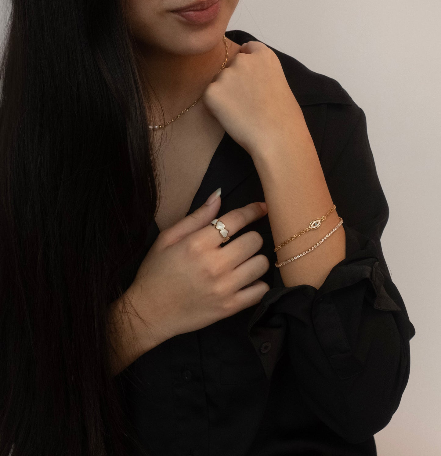 Nicole Tennis Bracelet