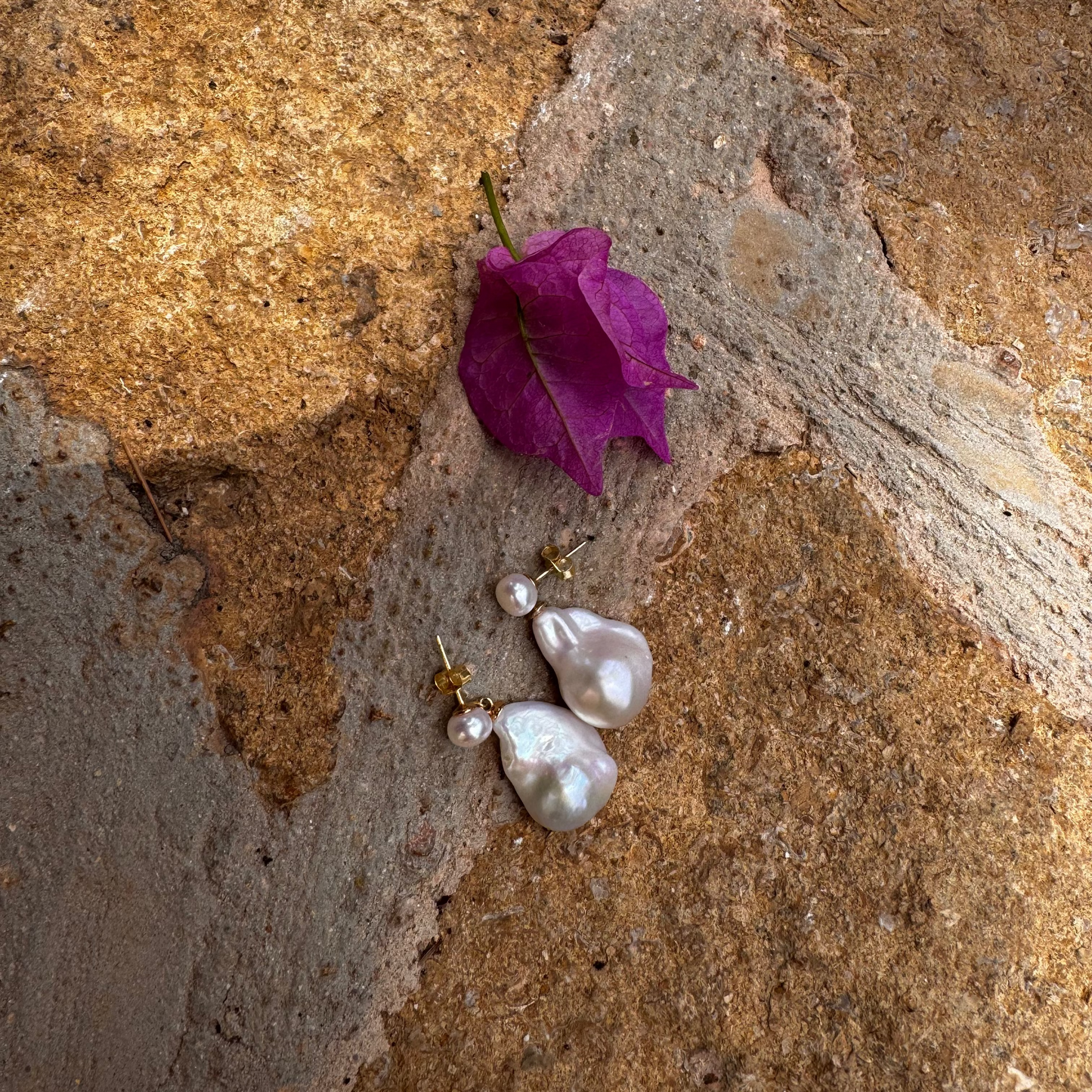 Luha Baroque Drop Earrings