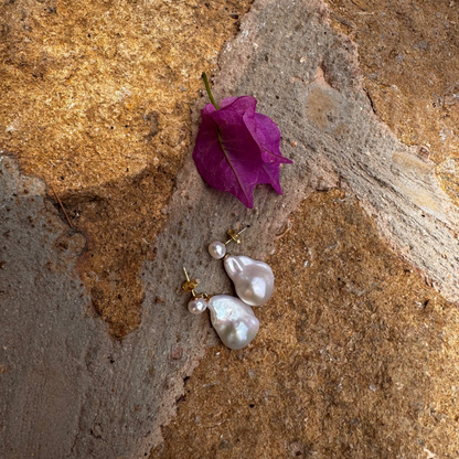 Luha Baroque Drop Earrings