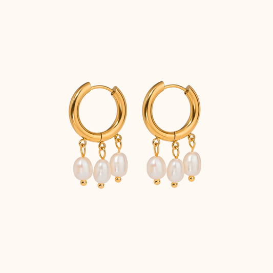 Narra Pearl Earrings