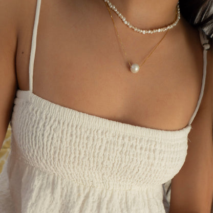 Amihan Floating Pearl Necklace