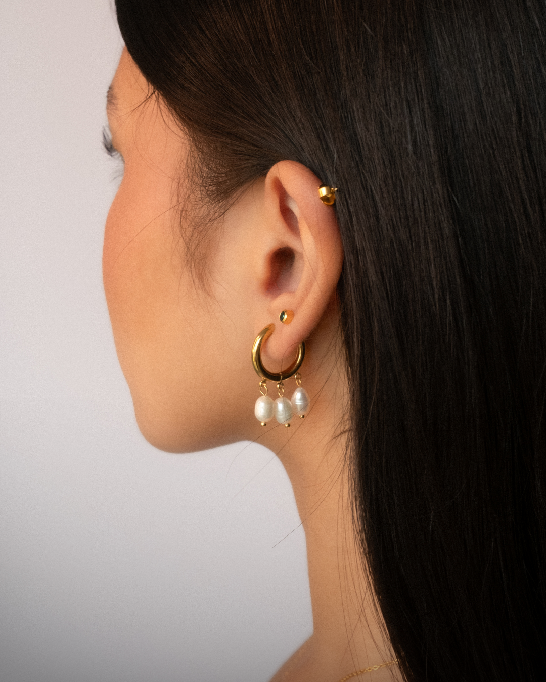 Narra Pearl Earrings